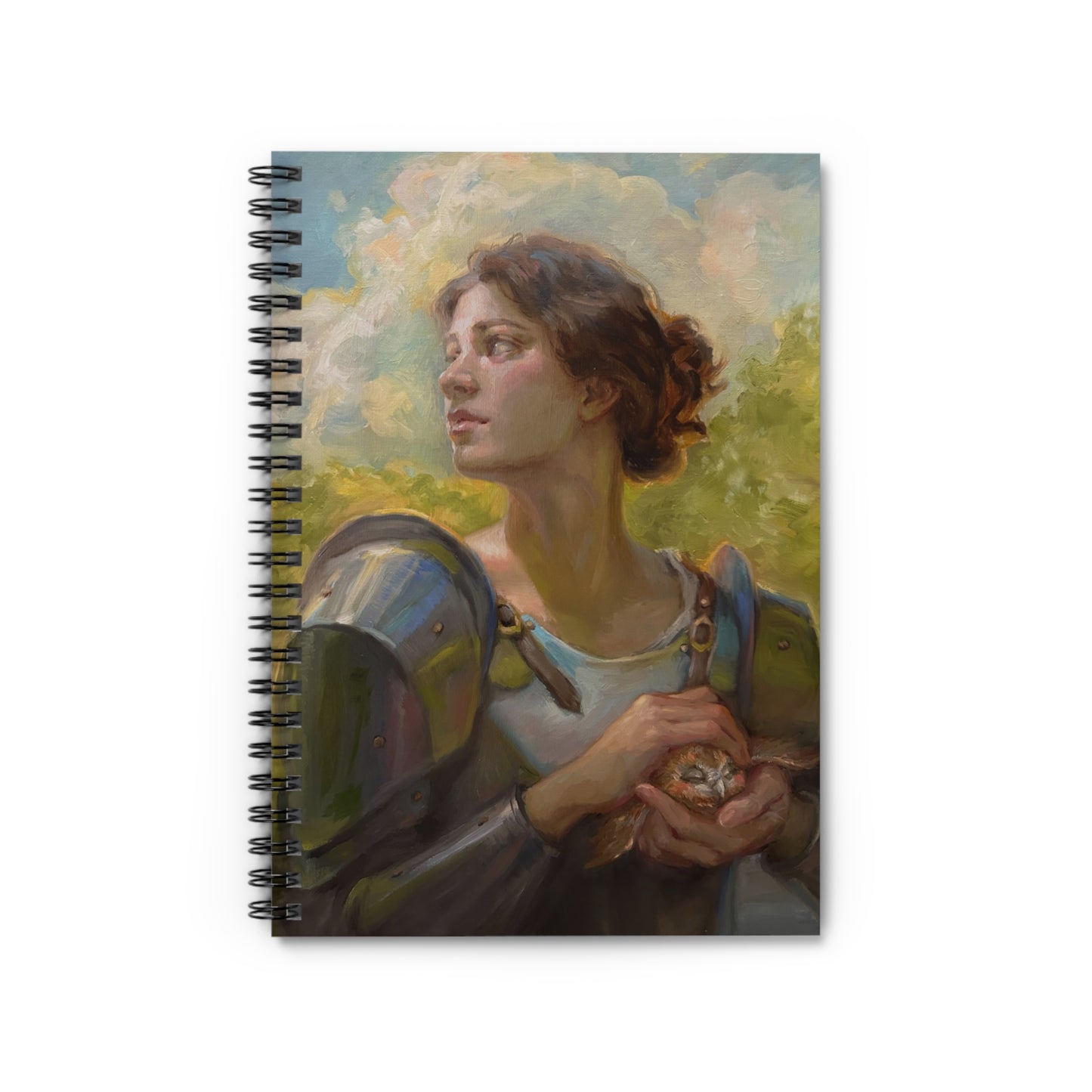 "Chivalry and Flight" Spiral Notebook - Ruled Line