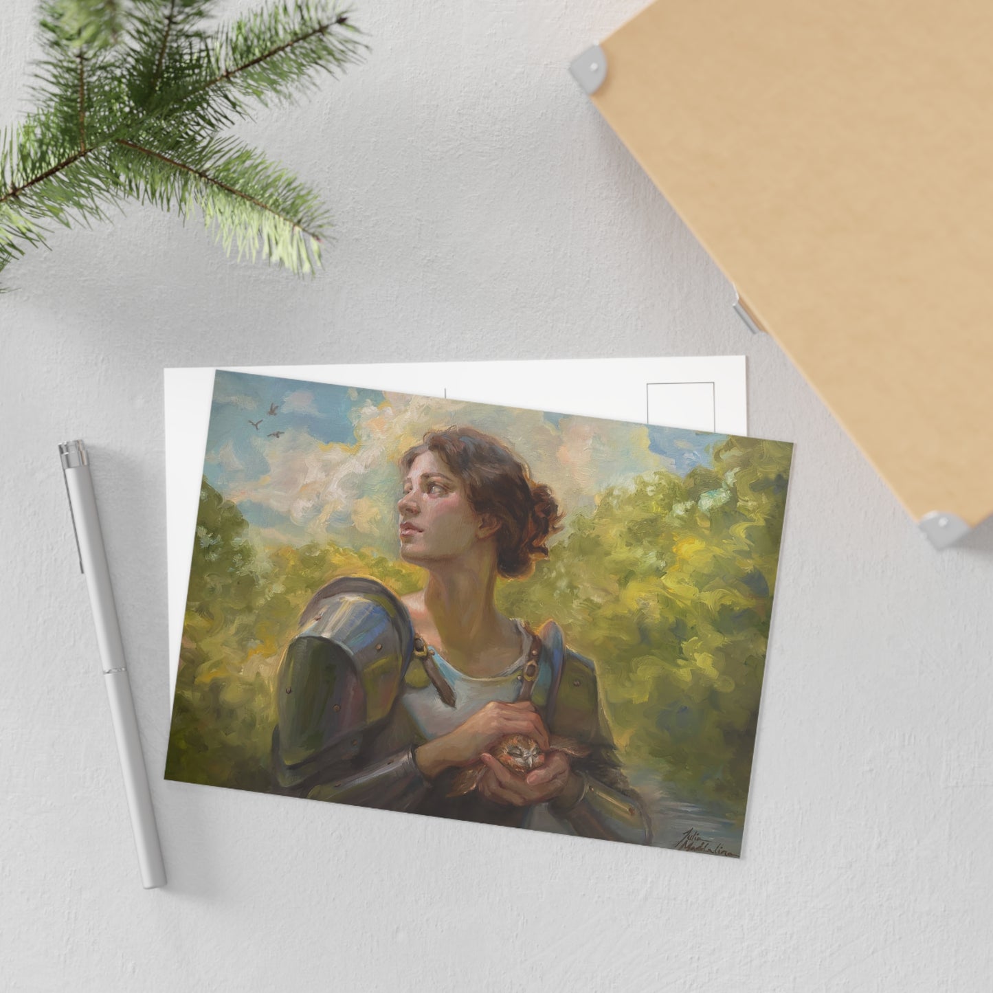 "Chivalry and Flight" Post card