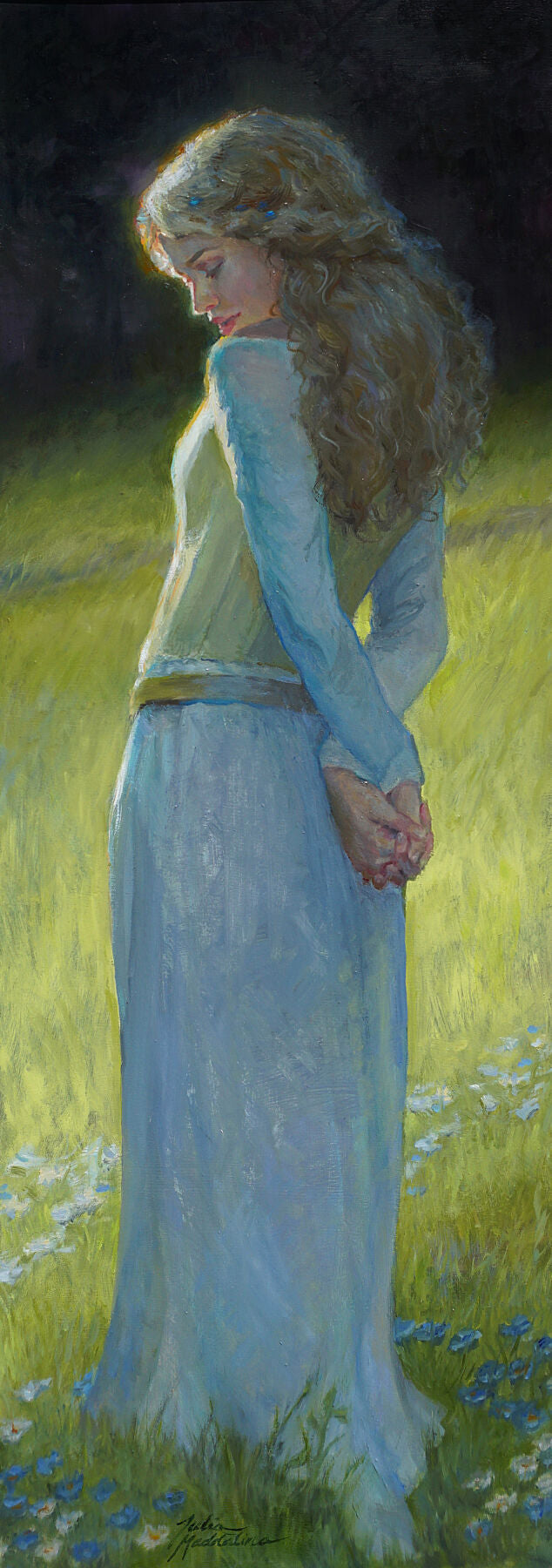The painting alone