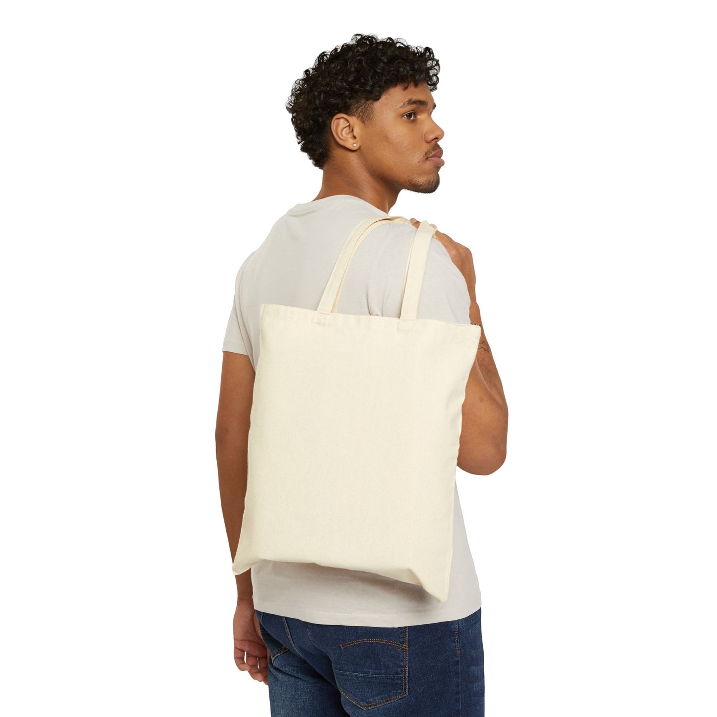 "Among Friends" Cotton Canvas Tote Bag