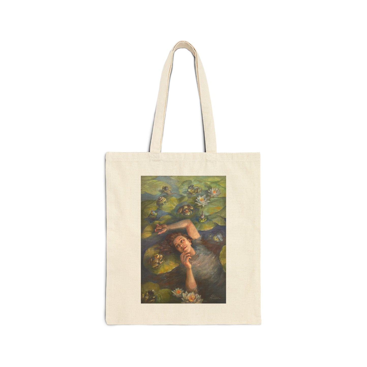 "Among Friends" Cotton Canvas Tote Bag
