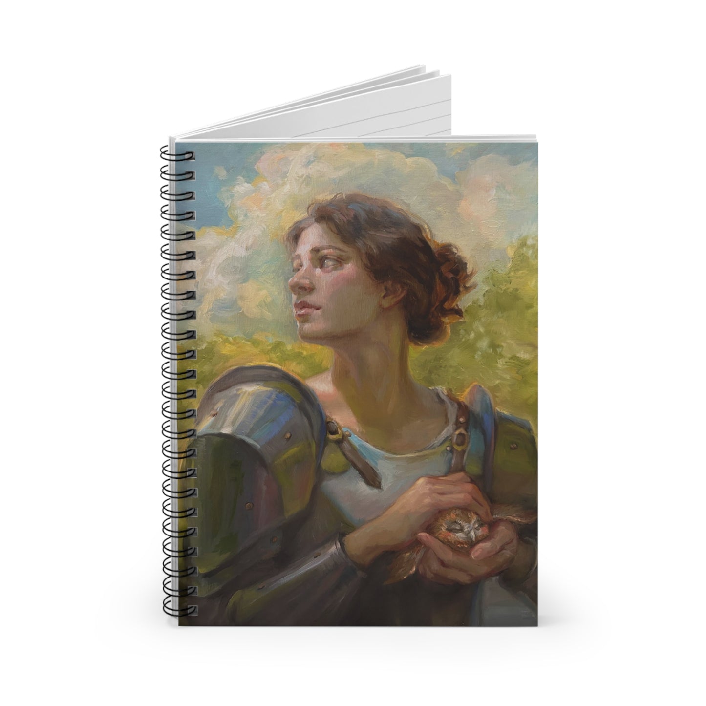 "Chivalry and Flight" Spiral Notebook - Ruled Line