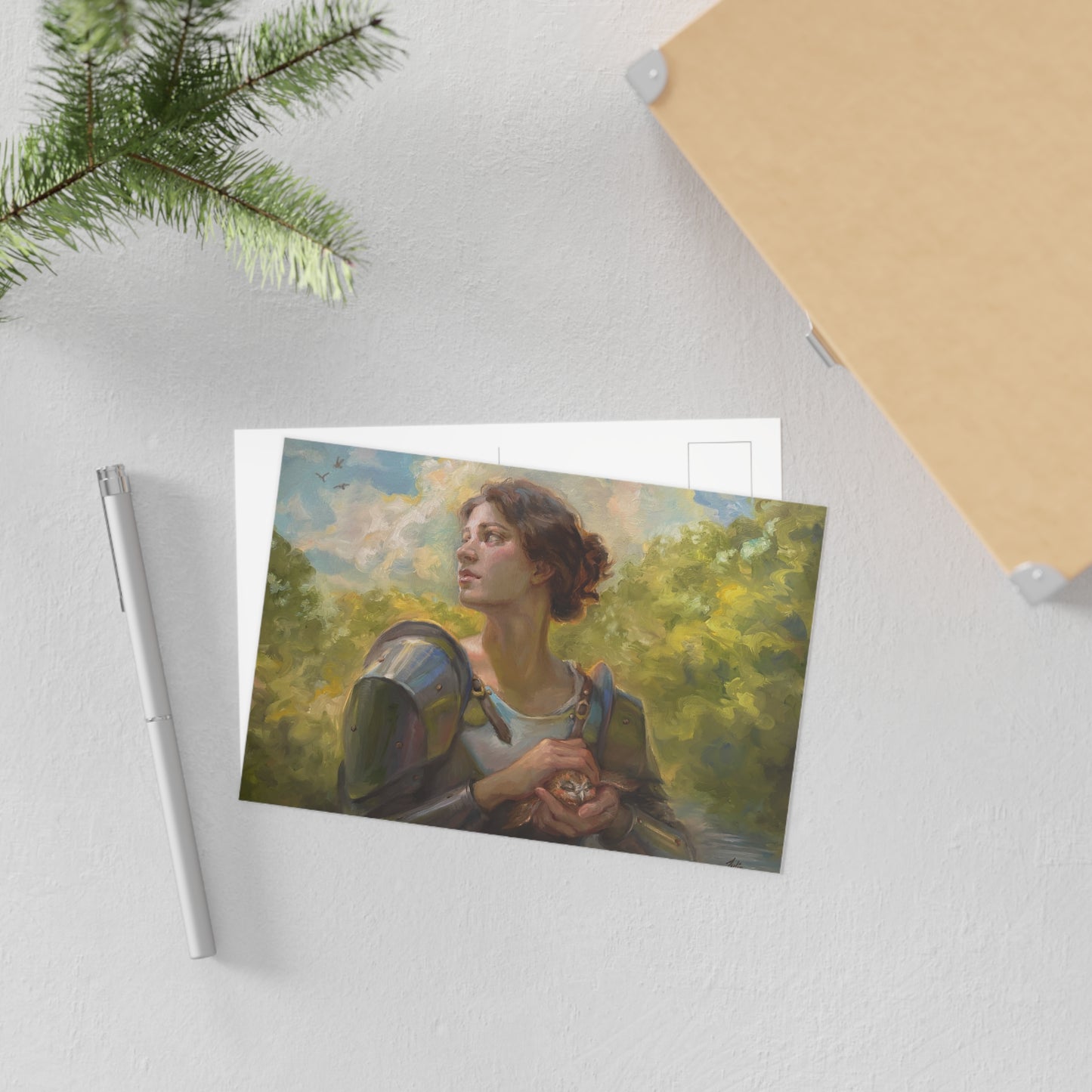"Chivalry and Flight" Post card