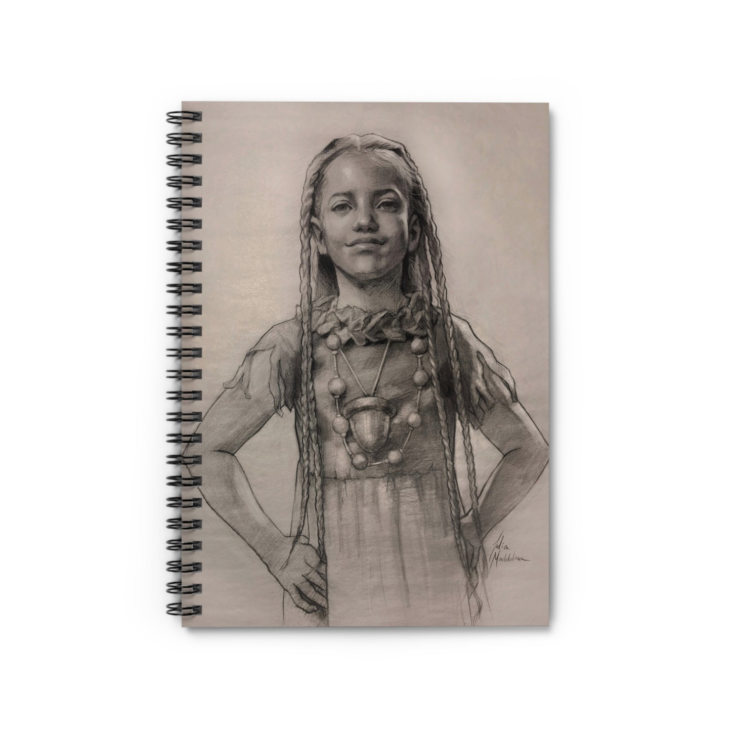 "Lost Girl" Spiral Notebook - Ruled Line