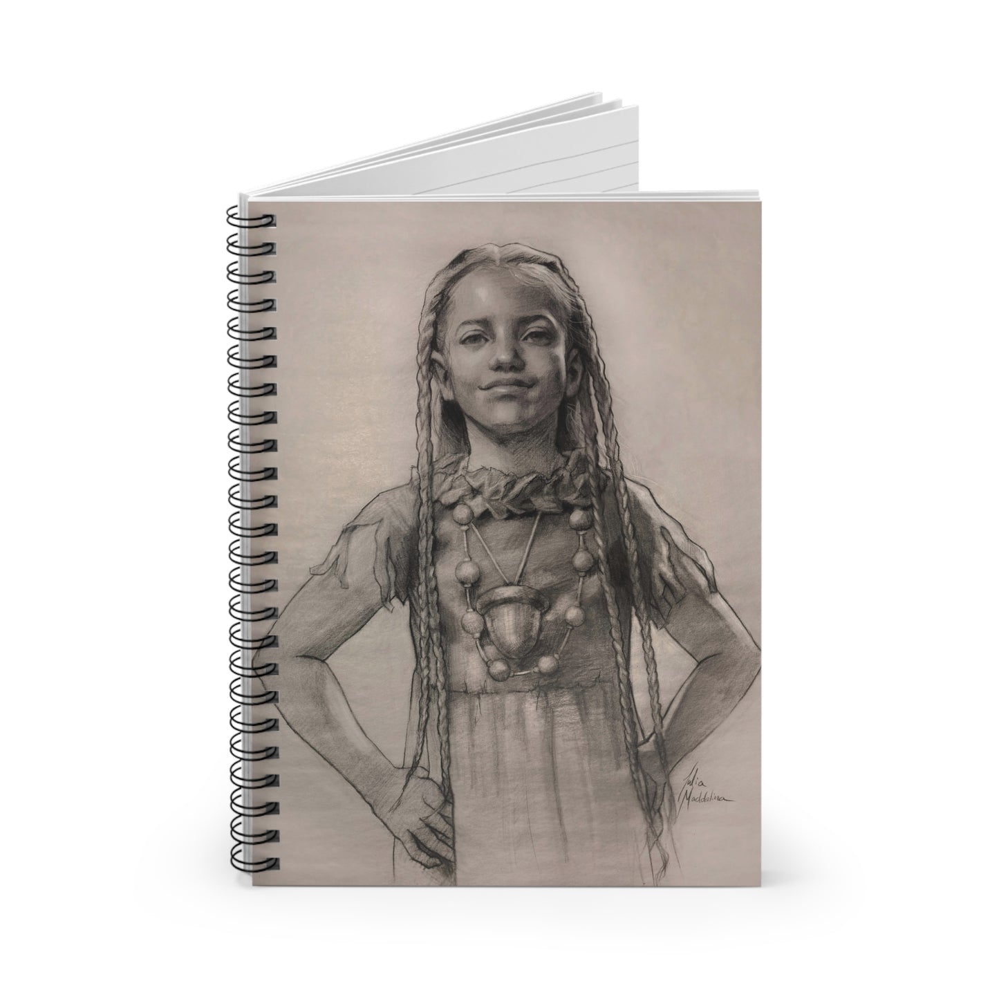 "Lost Girl" Spiral Notebook - Ruled Line
