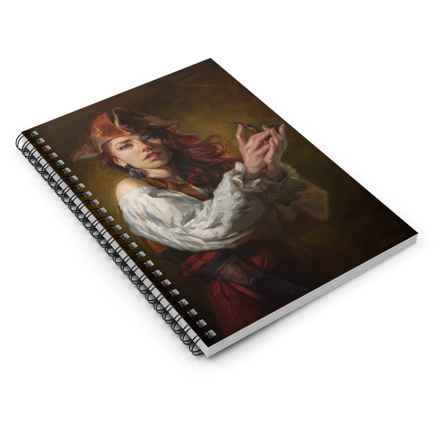 "Red Handed Jill" Spiral Notebook - Ruled Line