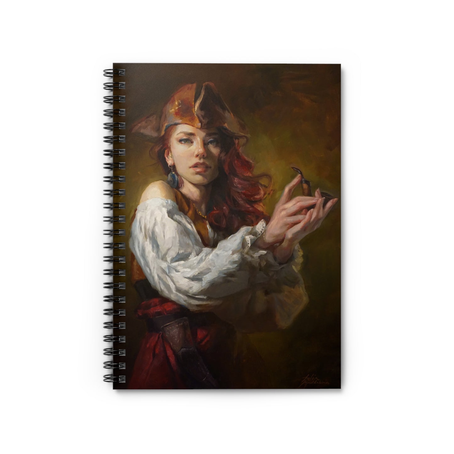 "Red Handed Jill" Spiral Notebook - Ruled Line