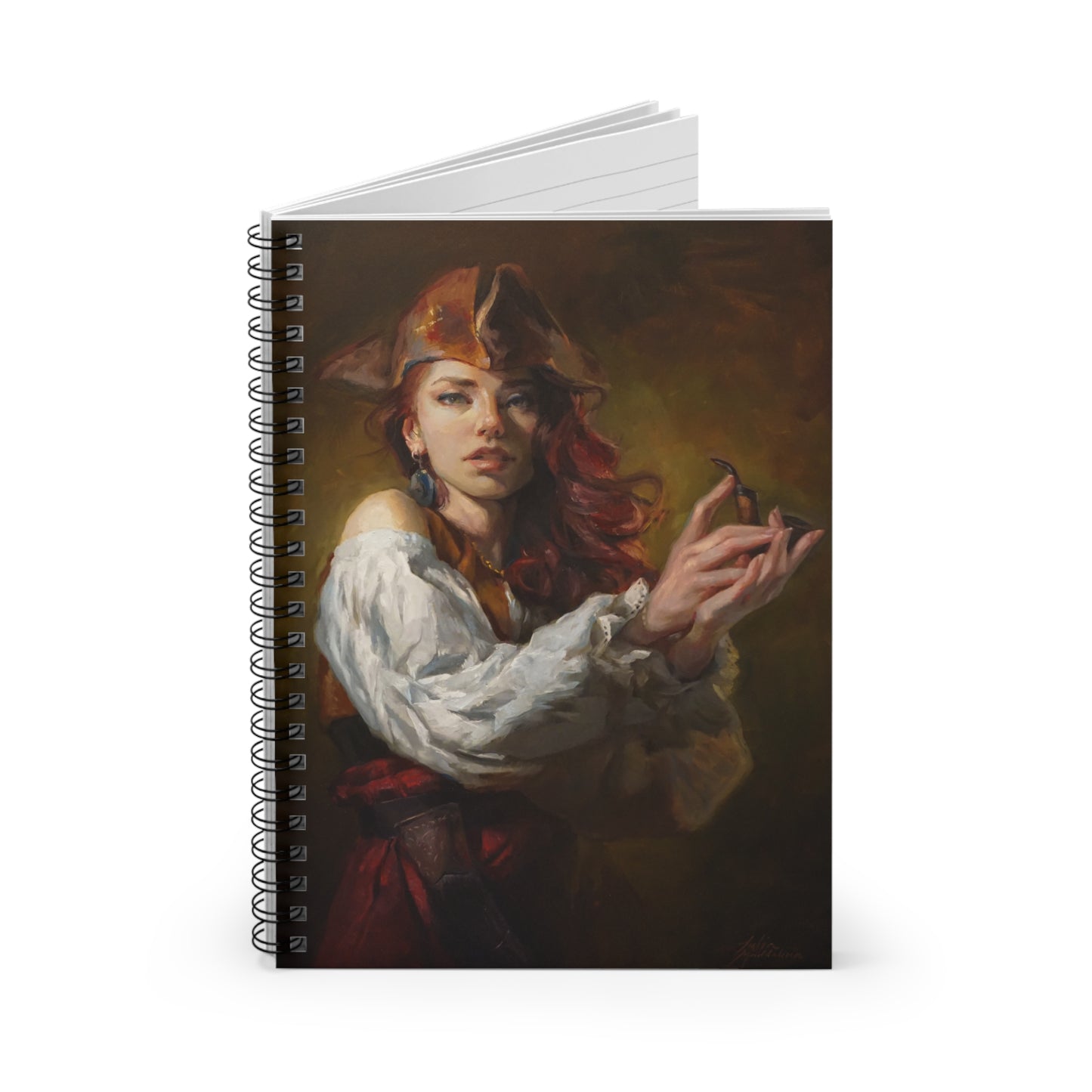 "Red Handed Jill" Spiral Notebook - Ruled Line
