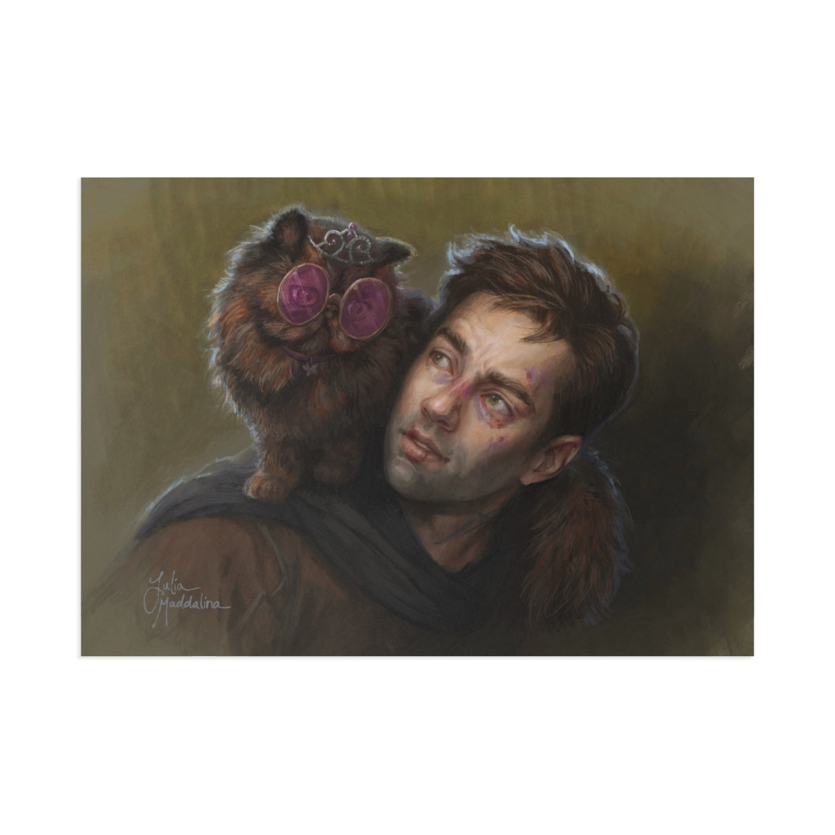 Carl and Donut Postcard